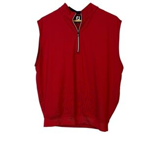 Footjoy Vest Golf Zip Stretch Performance Sleeveless Jersey Men’s Size M